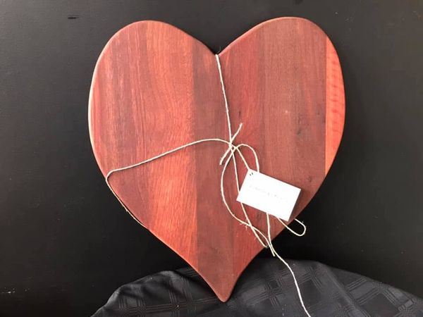 Jarrah heart board