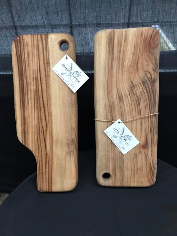 Pair of striped paddle boards